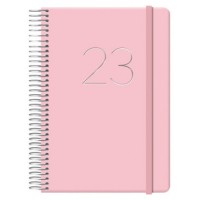 AGENDA 2025 GLOSS DÍA PÁGINA 12,5 X 18 CM ROSA DOHE 12571 - 25 (Espera 4 dias)